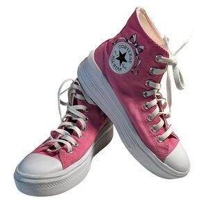 Converse Chuck Taylor All Star Women's Pink High-Tops Customized